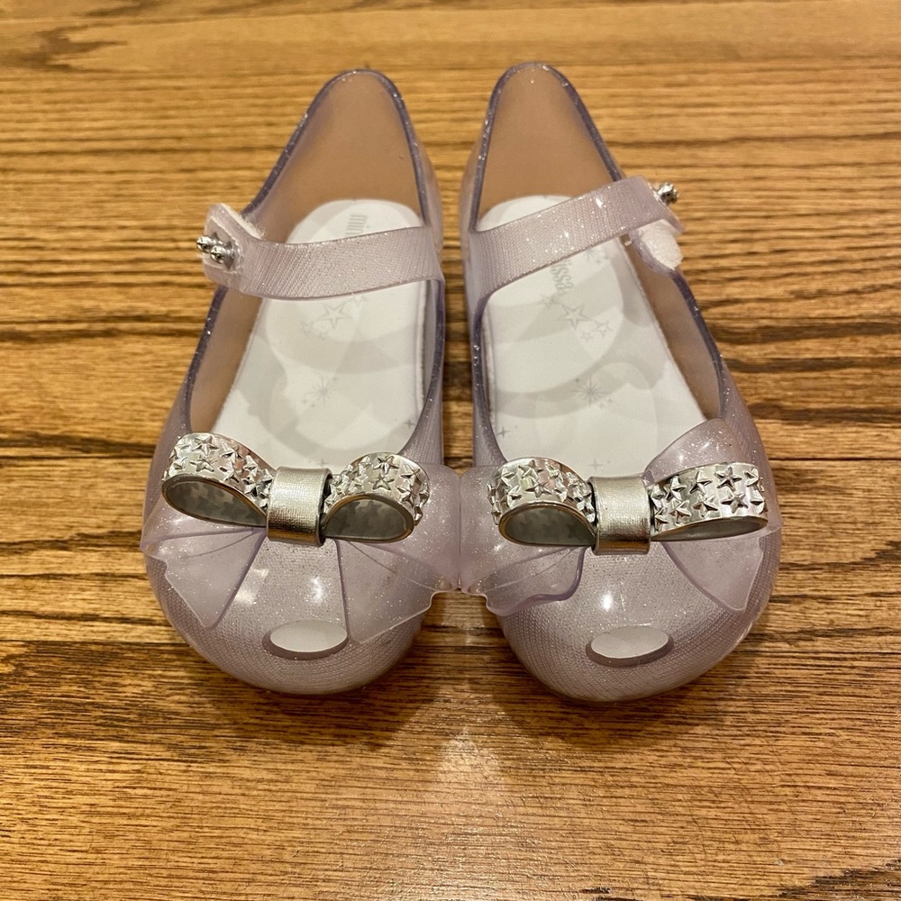 Mini Melissa flats size 10 little kid wedding shoes